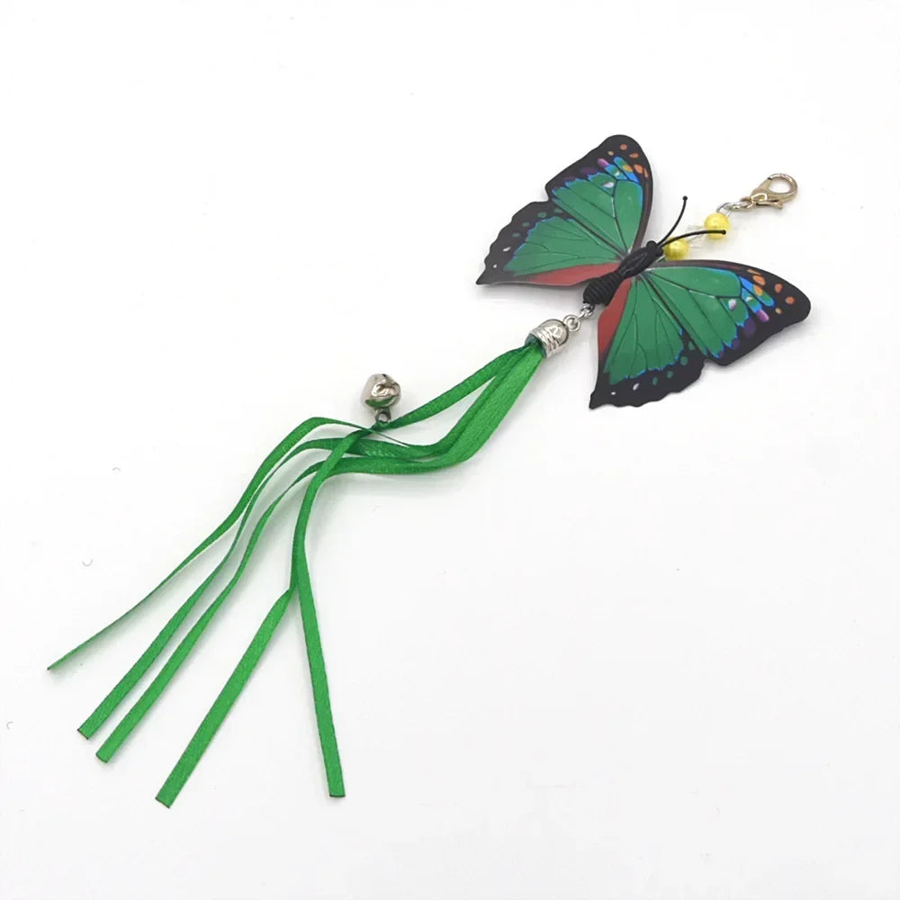 Cat Feather Toy Refills – Replacement Bird, Worm & Ball Teaser Heads