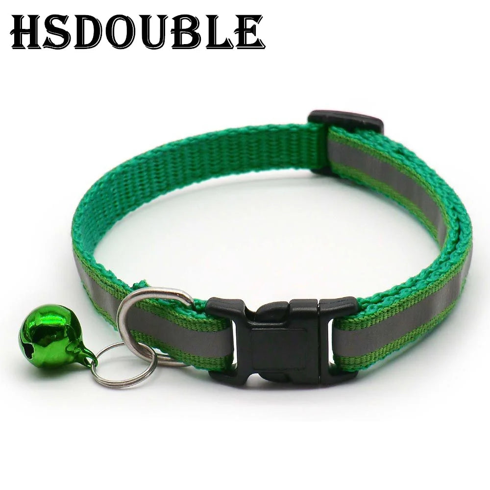 Reflective Cat Collars with Bells 2 Pack – Small Dogs & Cats