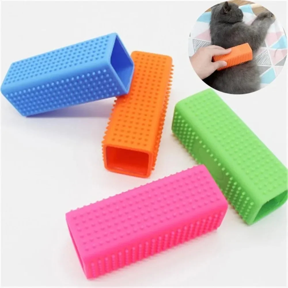 Silicone Pet Hair Remover Brush – For Car, Sofa & Carpet