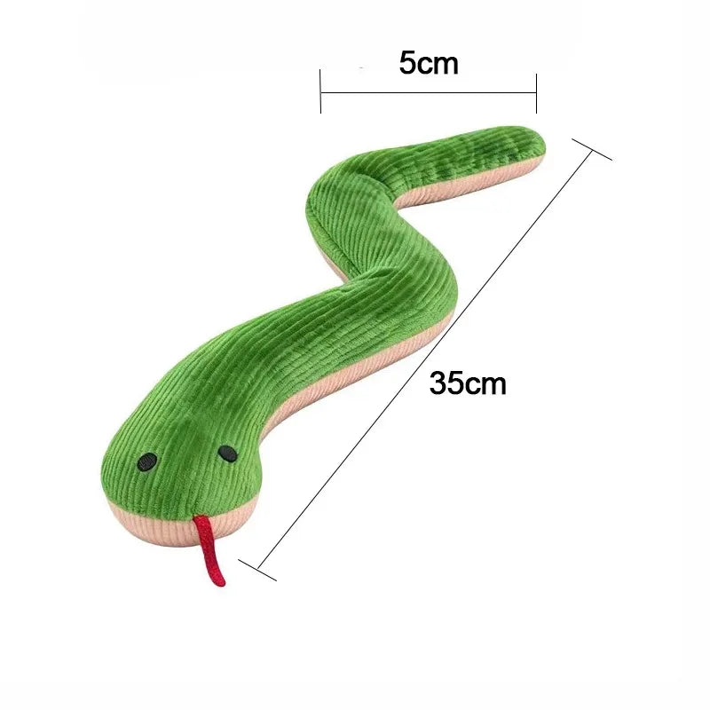 16.5" Plush Snake Cat Kicker Toy – Interactive Toy for Cats & Dogs