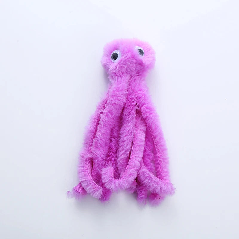 Plush Octopus Cat Toy – Soft Interactive Chew Toy