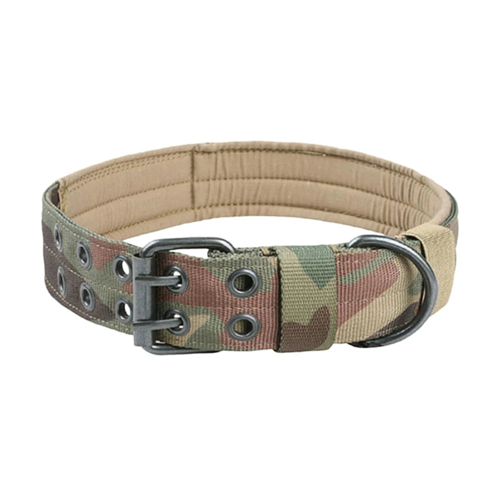 Tactical Dog Collar – Heavy-Duty Nylon Collar for Medium/Large Dogs