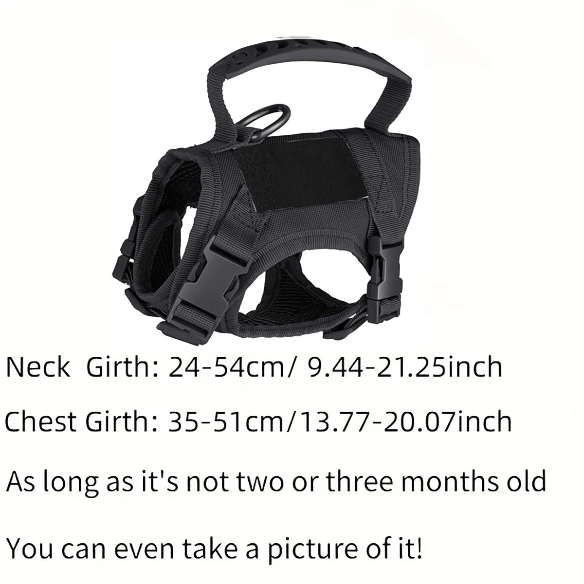 Tactical Cat & Small Dog Vest – 600D Training Harness Vest