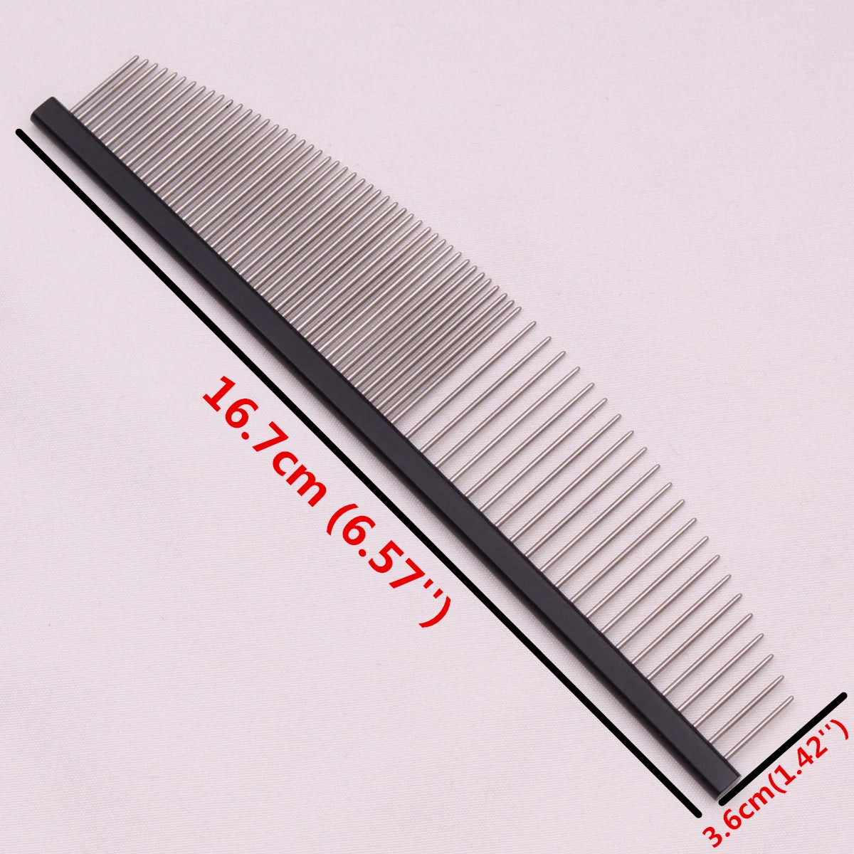 Aluminium Pet Grooming Comb – Professional Dog & Cat Detangler