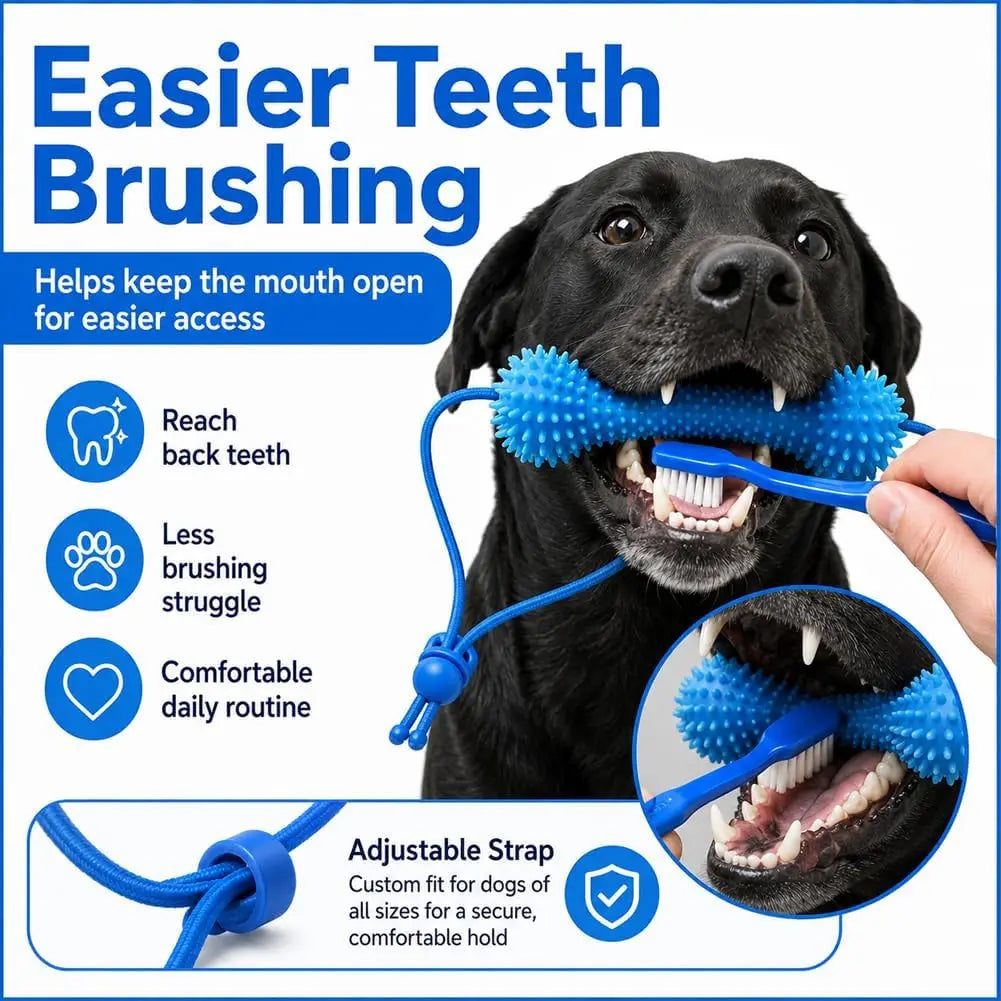 Dog Dental Chew Toy – Teeth Cleaning Brushing Stick