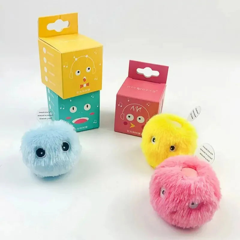 Chirping Cat Toy Balls – Bird & Cricket Sound Interactive Cat Toys