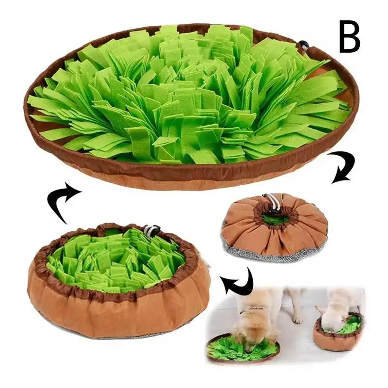 Snuffle Mat for Dogs & Cats – Interactive Foraging Slow Feeder Mat