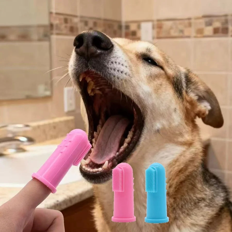 3-Sided Dog Toothbrush – Pet Tartar & Plaque Cleaning Brush