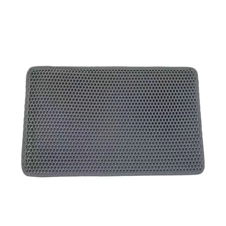 Double-Layer Cat Litter Mat – Waterproof Washable Litter Trap