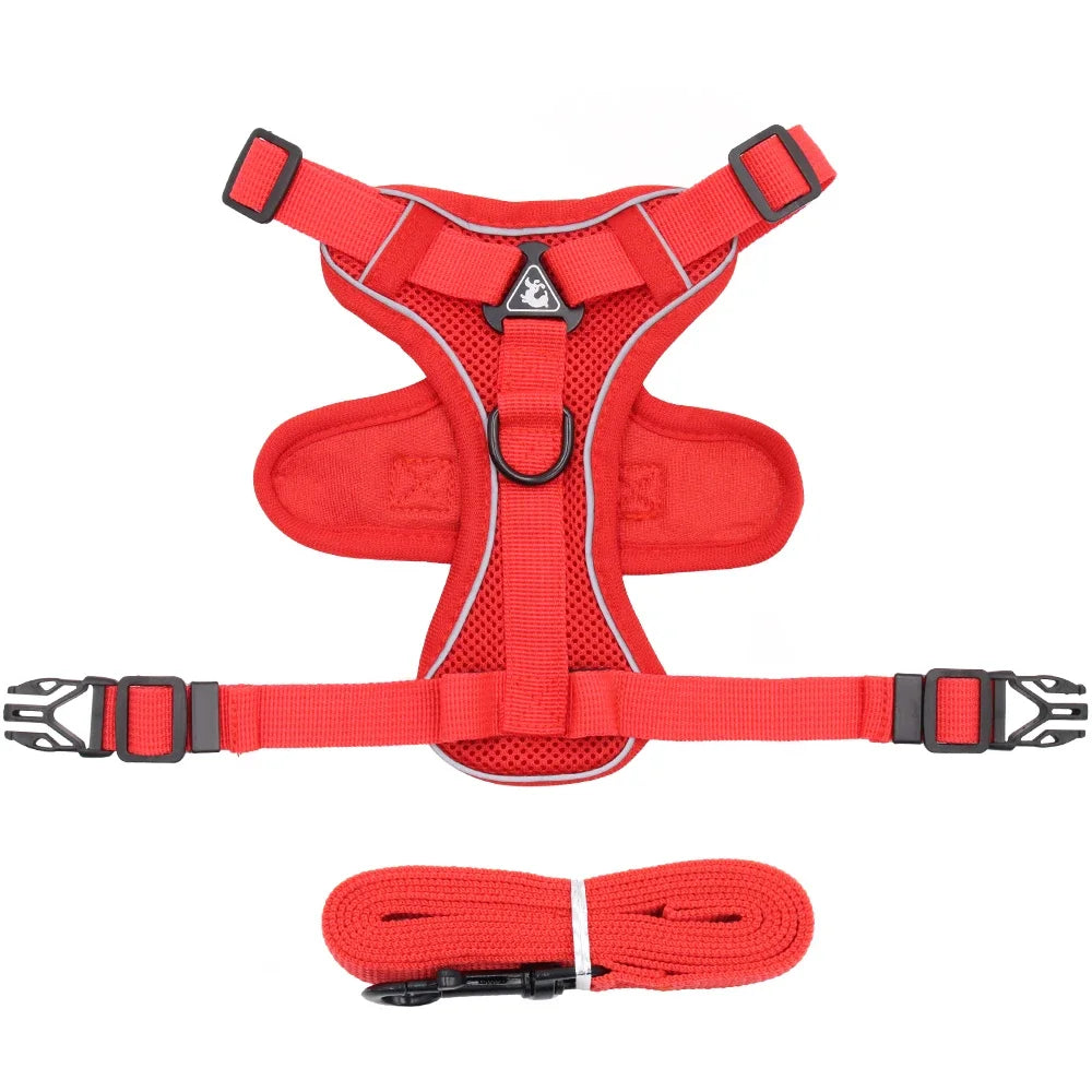 Cat Harness and Leash Set – Adjustable Reflective Vest Small to Large