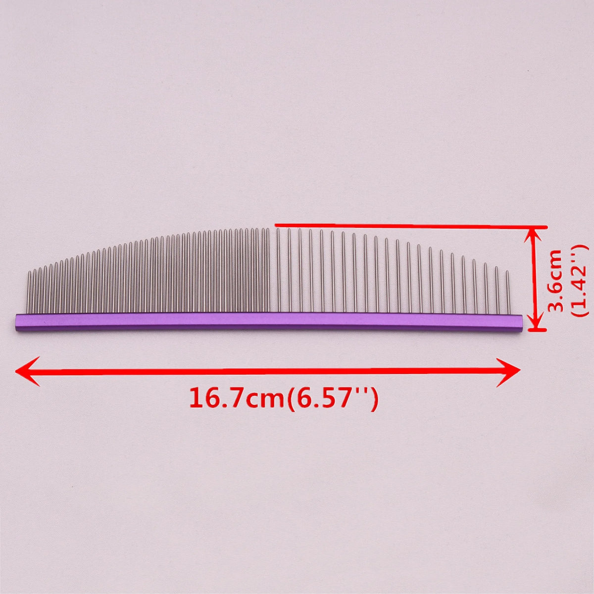 Aluminium Pet Grooming Comb – Professional Dog & Cat Detangler