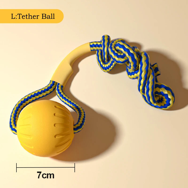 EVA Dog Toy Set 4 Pack – Flying Disc, Ball & Tug Rope
