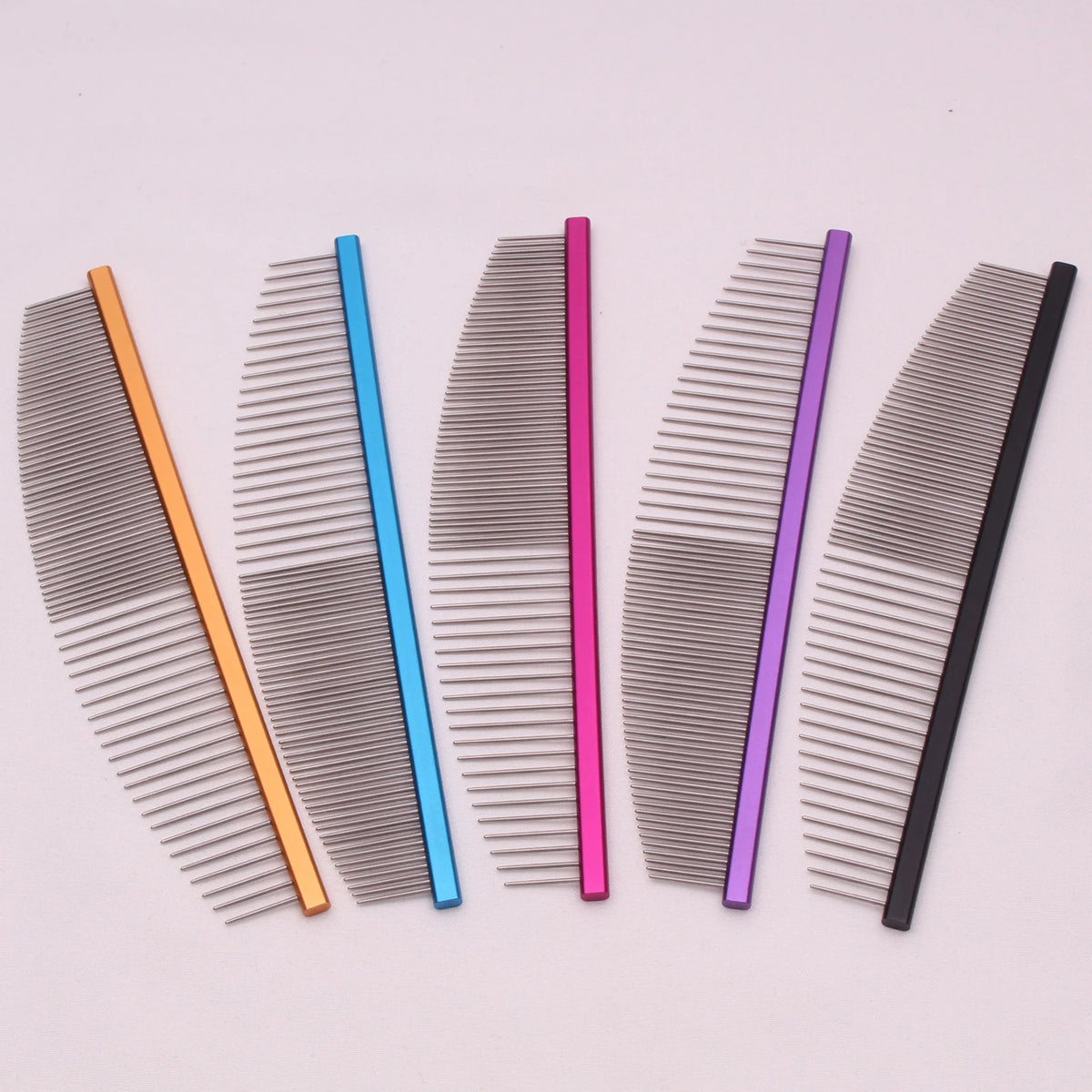 Aluminium Pet Grooming Comb – Professional Dog & Cat Detangler