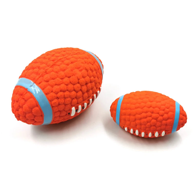 Natural Latex Squeaky Dog Balls – Interactive Chew Toy