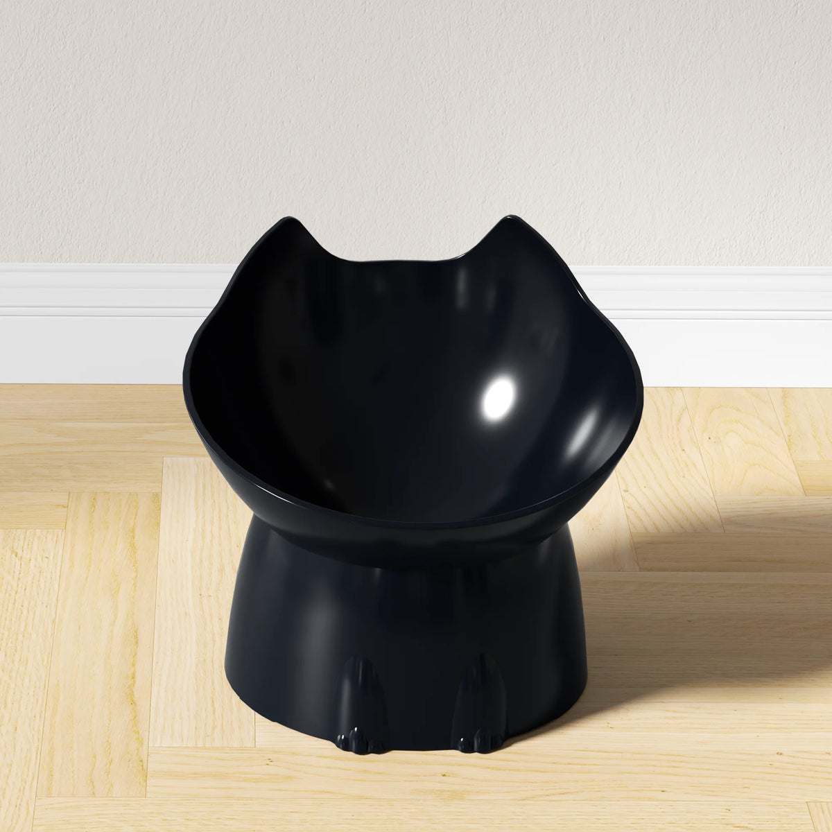Elevated Cat Bowl – Anti-Tip Raised Tilted Food Dish Neck Protection