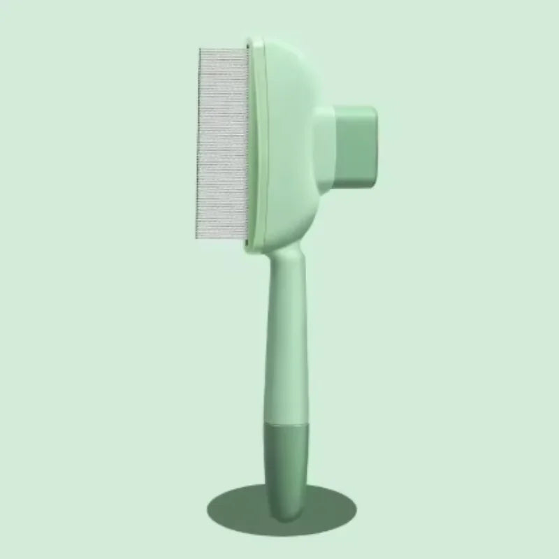 Self-Cleaning Dog Comb – One-Button Pet Hair Remover Brush