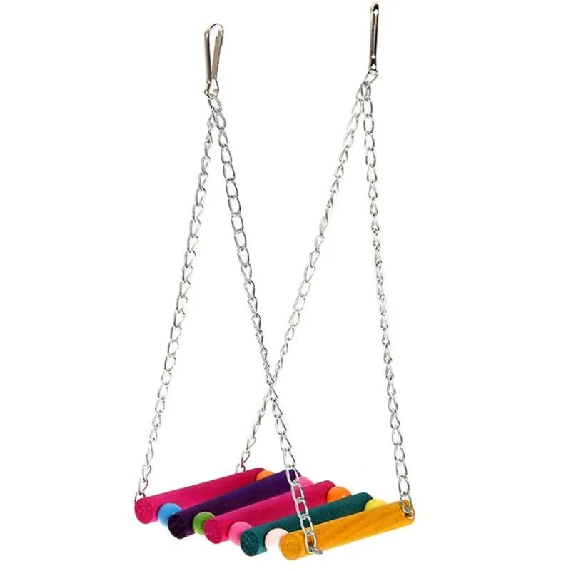 Bird Hammock Swing – Hanging Toy for Parrots, Budgies & Cockatiels