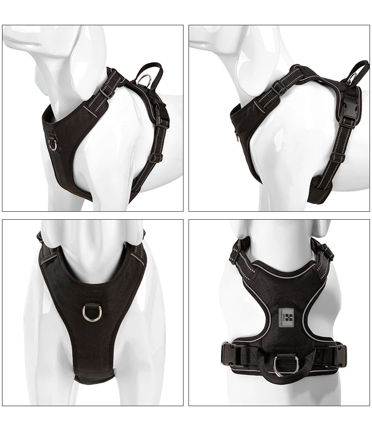 No-Pull Reflective Dog Harness – Adjustable Chest Harness All Sizes