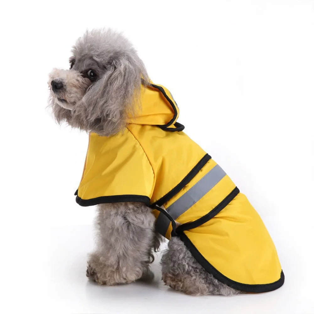Waterproof Dog Raincoat – Adjustable Windproof Pet Rain Jacket