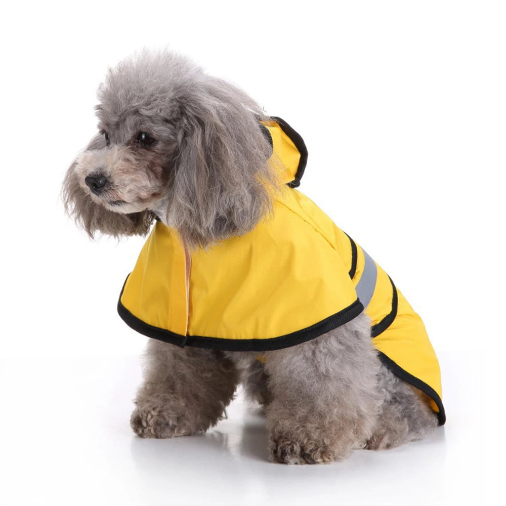 Waterproof Dog Raincoat – Adjustable Windproof Pet Rain Jacket