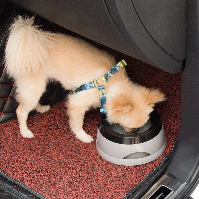 No-Spill Floating Dog Water Bowl – Portable Splash-Proof Pet Bowl