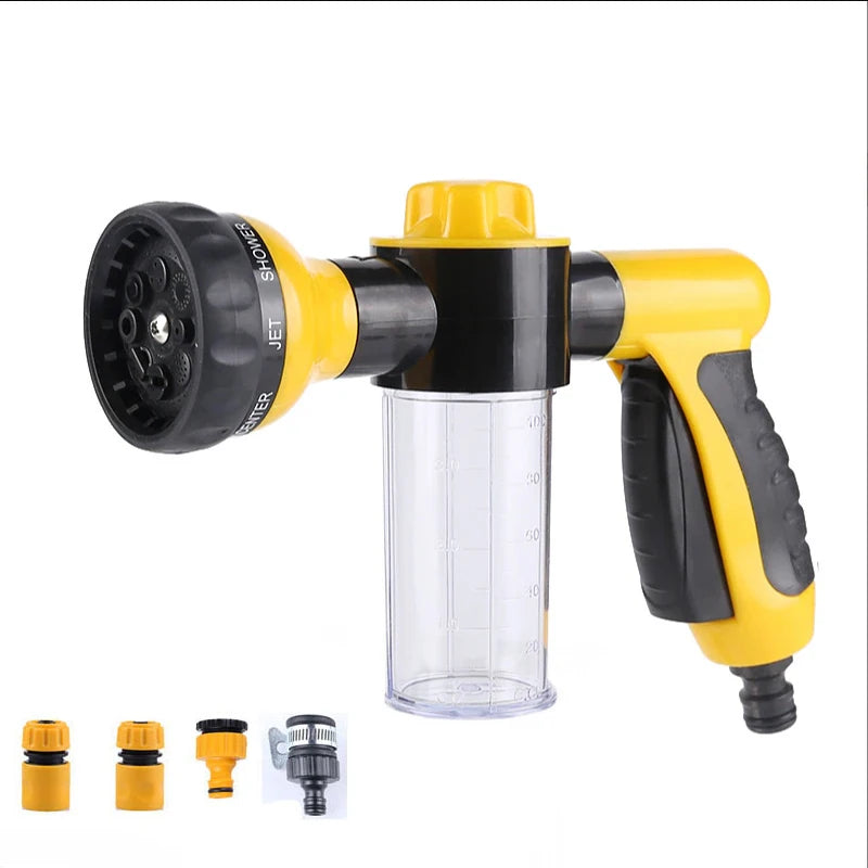 Dog Shower Sprayer Hose Nozzle – 3-Mode Pet Bath Wash Foam Sprayer